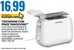 Eurospin Tostapane con pinze 'innoliving' offerta