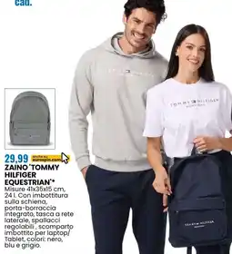 Eurospin Zaino 'tommy hilfiger equestrian' offerta