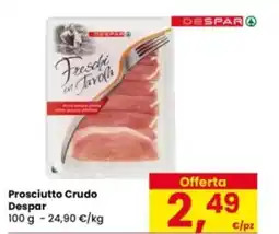 Eurospar Prosciutto Crudo Despar offerta