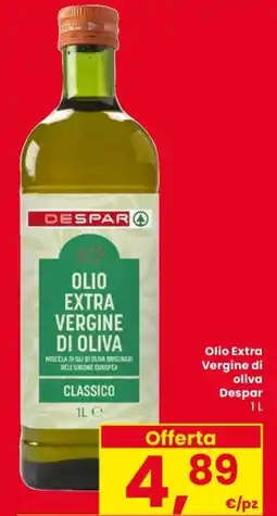 Despar Olio Extra Vergine di oliva Despar offerta