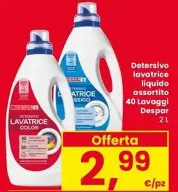 Despar Detersivo lavatrice liquido Despar offerta