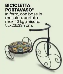 Eurospin Bicicletta portavaso offerta