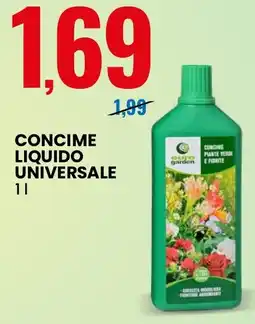 Eurospin Euro garden concime liquido universale offerta
