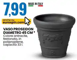 Eurospin Vaso proseidon diametro offerta