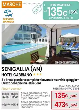 Eurospin Senigallia (an) hotel gabbiano offerta