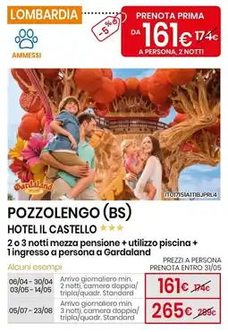 Eurospin Pozzolengo (bs) hotel il castello offerta