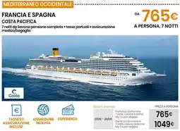 Eurospin Francia e spagna costa pacifica offerta