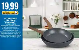 Eurospin Set 2 padelle 'tognana' offerta