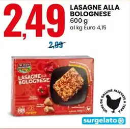 Eurospin Lasagne alla bolognese offerta