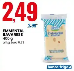 Eurospin Land emmental bavarese offerta