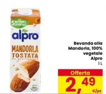 Eurospar Bevanda alla Mandorla, 100% vegetale Alpro offerta