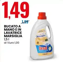 Eurospin Dexal bucato a mano e in lavatrice marsiglia offerta