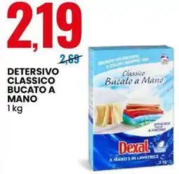 Eurospin Dexal detersivo classico bucato a mano offerta