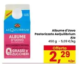 Eurospar Albume d'Uovo Pastorizzato AeQuilibrium Aia offerta