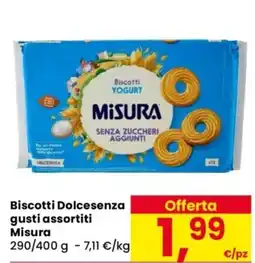 Despar Biscotti Dolcesenza Misura offerta