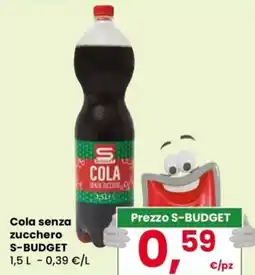 Despar Cola senza zucchero S-BUDGET offerta