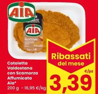 Despar Cotoletta Valdostana con Scamorza Affumicata Aia offerta