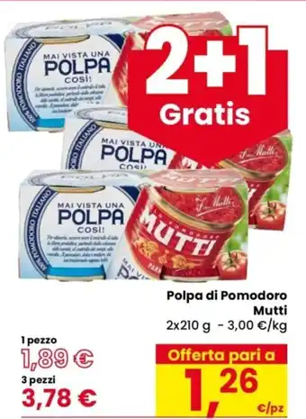 Despar Polpa di Pomodoro Mutti offerta