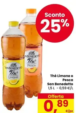 Despar The Limone o Pesca San Benedetto offerta