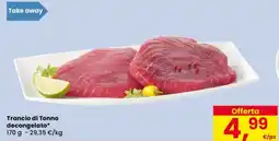 Despar Trancio di Tonno decongelato offerta