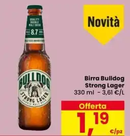 Despar Birra Bulldog Strong Lager offerta
