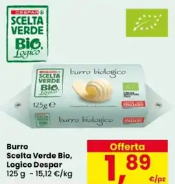 Despar Burro Scelta Verde Bio, Logico Despar offerta