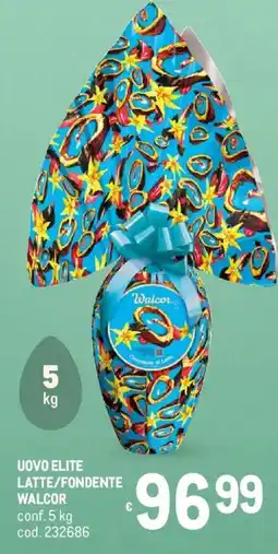Metro Uovo elite latte/fondente WALCOR offerta