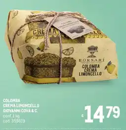 Metro Colomba crema limoncello giovanni cova & c. offerta