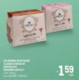 Metro Colombina in astuccio classica/gocce di cioccolato GIOVANNI COVA & C. offerta