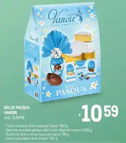 Metro Dolce pasqua VANOIR offerta