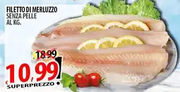 Il Genio Supermercato Filetto di merluzzo senza pelle offerta