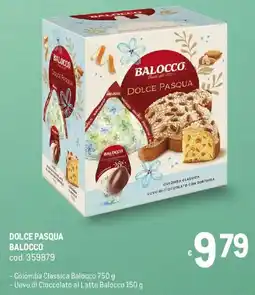 Metro Dolce pasqua BALOCCO offerta