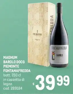 Metro Magnum barolo docg piemonte fontanafredda offerta