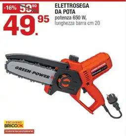 Brico OK BRICOOK Elettrosega da pota offerta