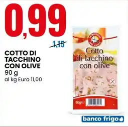 Eurospin Cotto di tacchino con olive offerta