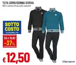 Galassia Tuta uomo/donna GIVOVA offerta