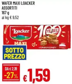 Galassia Wafer maxi LOACKER offerta