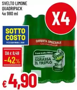 Galassia Svelto limone quadripack offerta