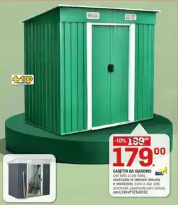 Brico OK Casetta da giardino offerta