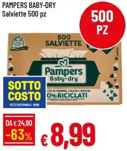 Galassia Pampers baby-dry Salviette offerta