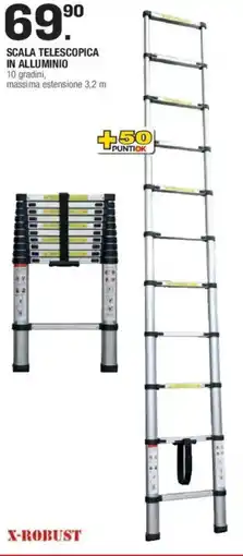 Brico OK X-ROBUST Scala telescopica in alluminio offerta
