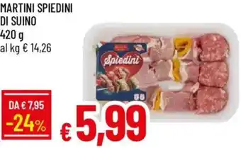 Galassia Martini spiedini di suino offerta