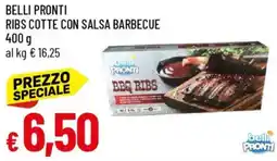 Galassia Belli pronti ribs cotte con salsa barbecue offerta