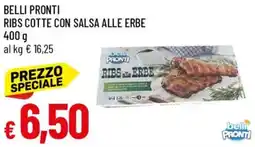 Galassia Belli pronti ribs cotte con salsa alle erbe offerta