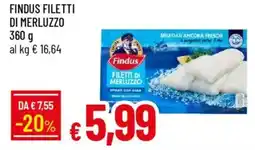 Galassia Findus filetti di merluzzo offerta