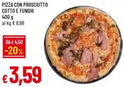 Galassia Pizza con prosciutto cotto e funghi offerta