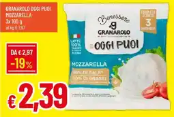 Galassia Granarolo oggi puoi mozzarella offerta