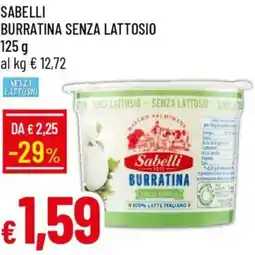 Galassia Sabelli burratina senza lattosio offerta