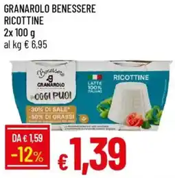 Galassia Granarolo benessere ricottine offerta