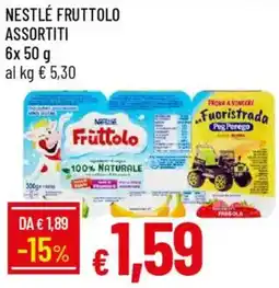 Galassia Nestlé fruttolo offerta